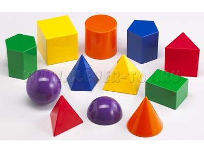 Набор "Фигуры геометрические" (основа 8см, 12шт) Набор "Фигуры геометрические" (основа 8см, 12шт)