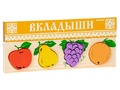 Рамка-вкладыш "Фрукты-ягоды" Рамка-вкладыш "Фрукты-ягоды"