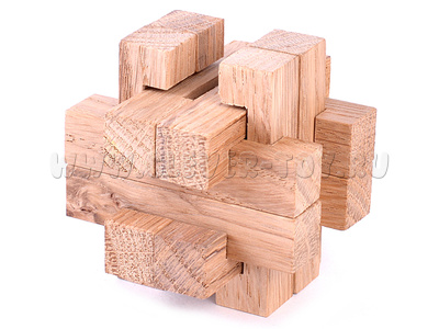 Головоломка "Копилка малая" (дерево, 5х5см) Головоломка "Копилка малая" (дерево, 5х5см)