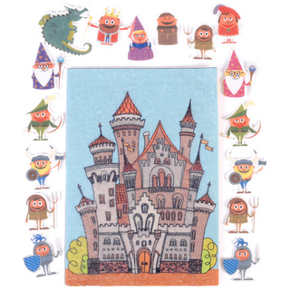 Рыцари с игровым полем (фетр) остатки