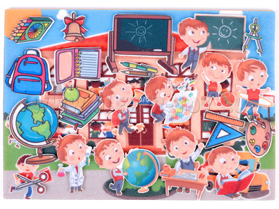 Школа с игровым полем (фетр) Школа с игровым полем (фетр)