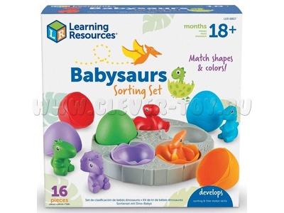 Развивающая игра "Дино-сюрприз" (16 элементов) Развивающая игра "Дино-сюрприз" (16 элементов)