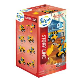 Занимательные кубики: строительная техника HEAVY VEHICLES