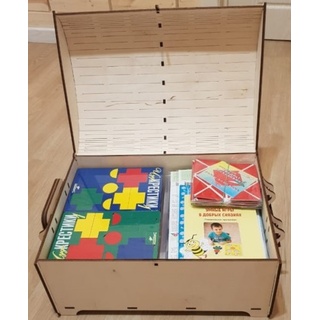 Общий комплект к программе Умные игры в добрых сказках (3-7 лет, на группу, в сундучке)