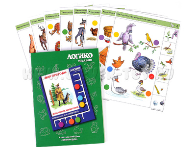 ЛОГИКО-Малыш. Мир природы. Домашние животные (набор карточек для планшета) ЛОГИКО-Малыш. Мир природы. Домашние животные (набор карточек для планшета)