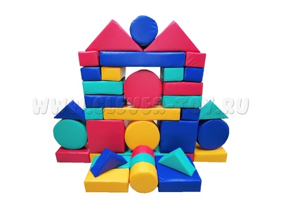 Конструктор "Юный строитель" (40 предметов) Конструктор "Юный строитель" (40 предметов)