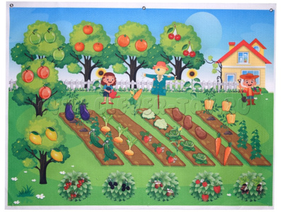 Панно "Сад и огород" (124 элемента) Панно "Сад и огород" (124 элемента)