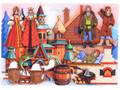 По щучьему велению с игровым полем (фетр) По щучьему велению с игровым полем (фетр)