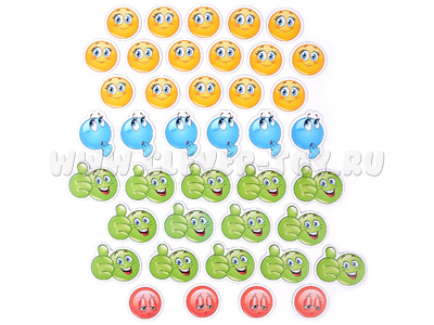 Набор магнитных смайликов для рефлексии* Набор магнитных смайликов для рефлексии*
