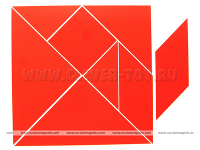 Танграм (красный)