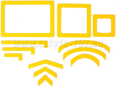 Набор магнитных карточек "Разбор слова по составу"* Набор магнитных карточек "Разбор слова по составу"*