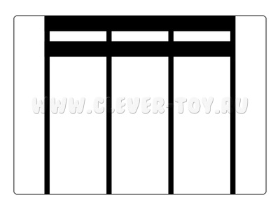 Магнитная карточка Четыре шестнадцатых