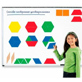 Развивающий набор "Блоки геометрические магнитные"